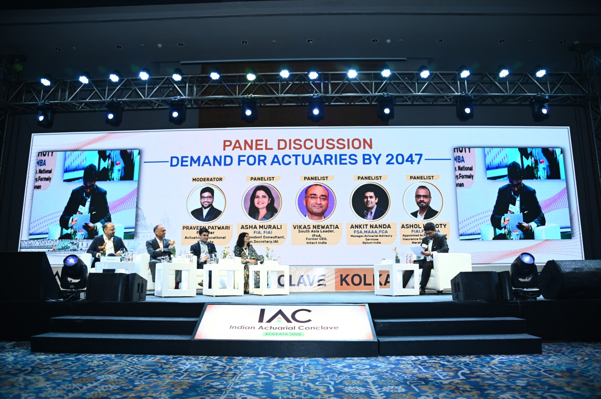Panel discussion on demand for actuaries by 2047 at IAC Kolkata 2026